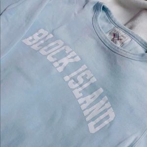 Vintage Sky Blue Block Island Crewneck
